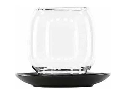 Lanterne en Verre "Archy" 12cm Noir