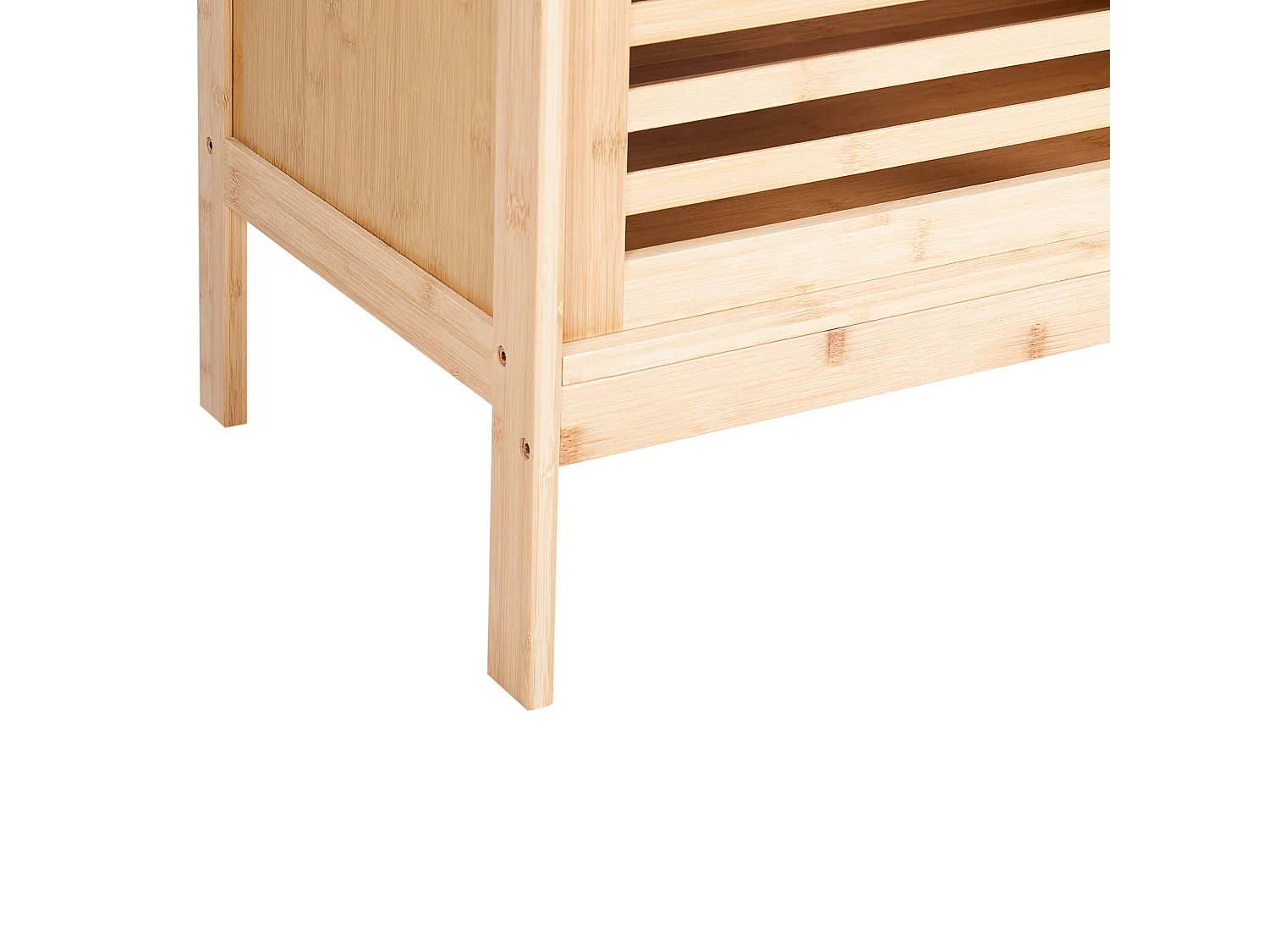 Schuhschrank MIDWOOD Bambusholz Hellbraun