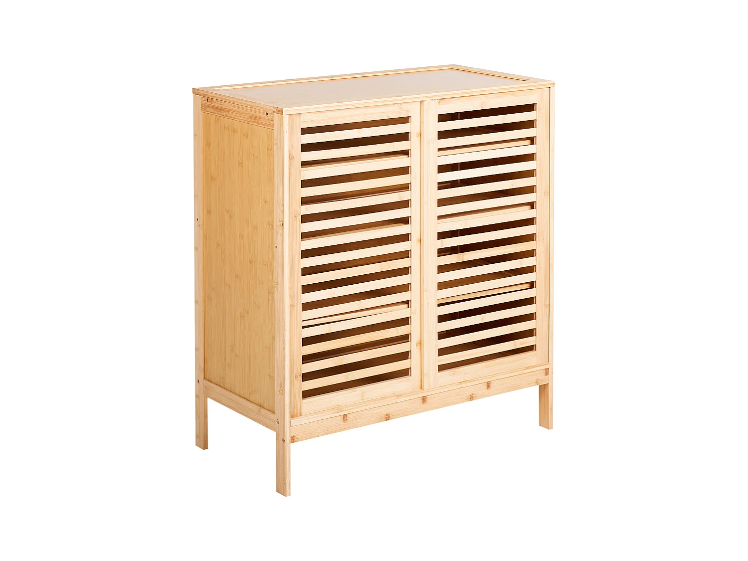 Meuble à chaussures MIDWOOD Bambou Marron clair