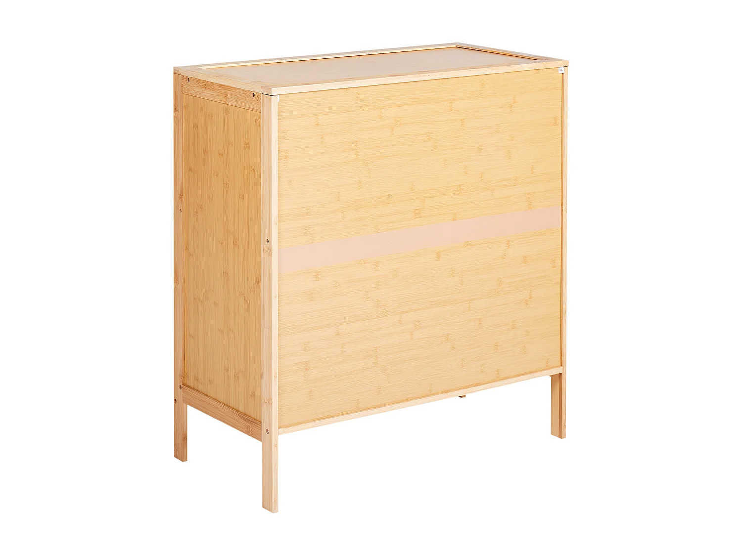 Schoenenkast MIDWOOD Bamboehout Lichtbruin