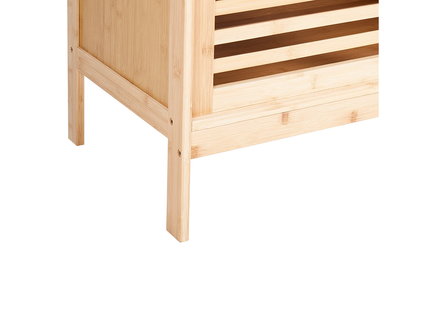 Schuhschrank MIDWOOD Bambusholz Hellbraun