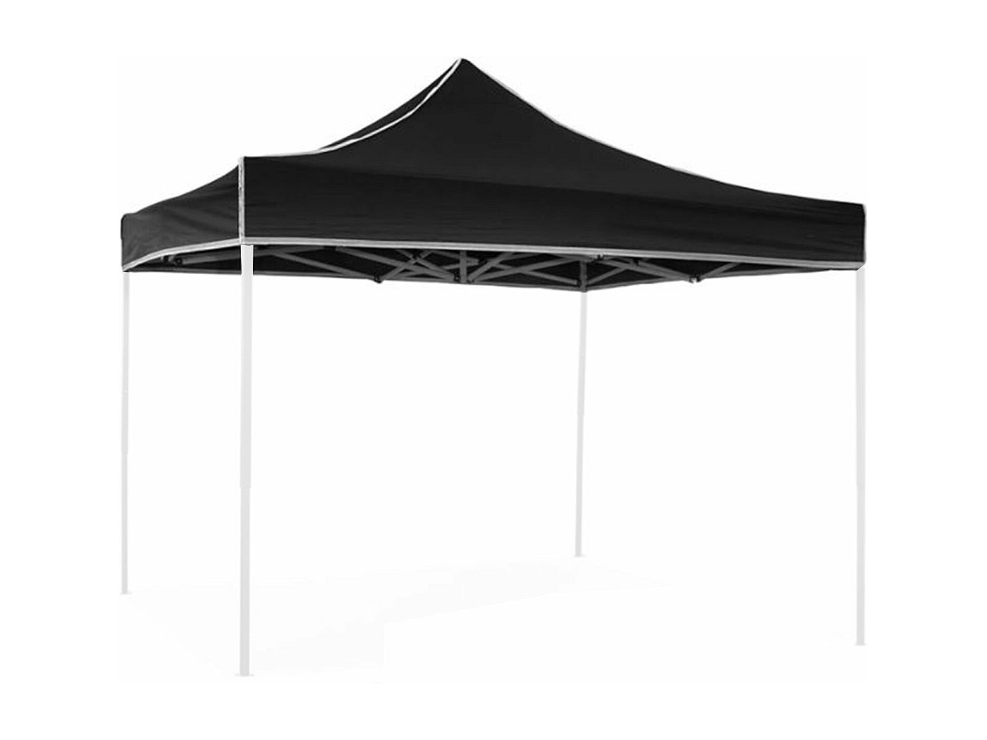 TUTTOPERGOLE Telo Ricambio Per Gazebo 3x3 Metri – PVC Bianco Ignifugo 650 Gr/m², Made In Italy, Con Fascette, Resistente E Impermeabile, Garanzia 10 Anni - 2
