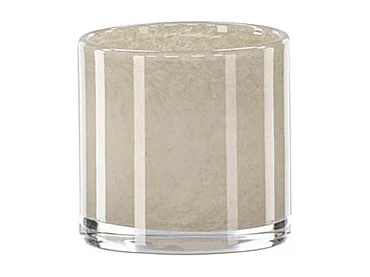 Photophore Déco "Gloria" 8cm Beige