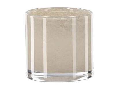 Glora waxinelichthouder beige.