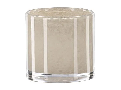 Glora waxinelichthouder beige.