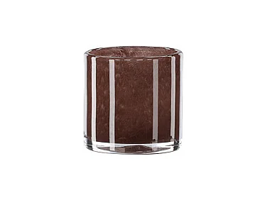 Photophore Déco "Gloria" 8cm Marron