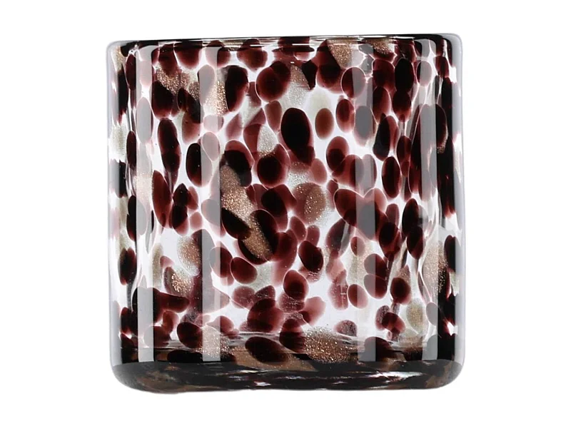 Glora waxinelichthouder zwart.