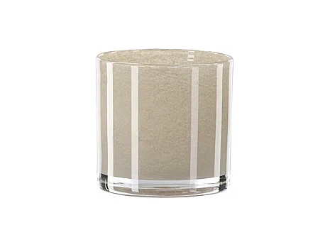 Photophore Déco "Gloria" 10cm Beige