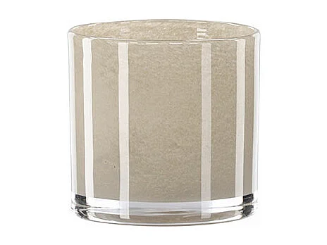 Glora waxinelichthouder beige.