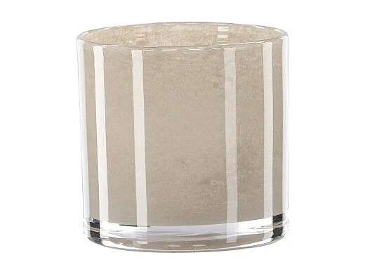 Glora waxinelichthouder beige.