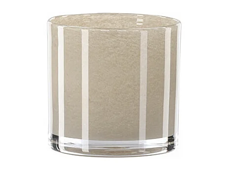 Glora waxinelichthouder beige.