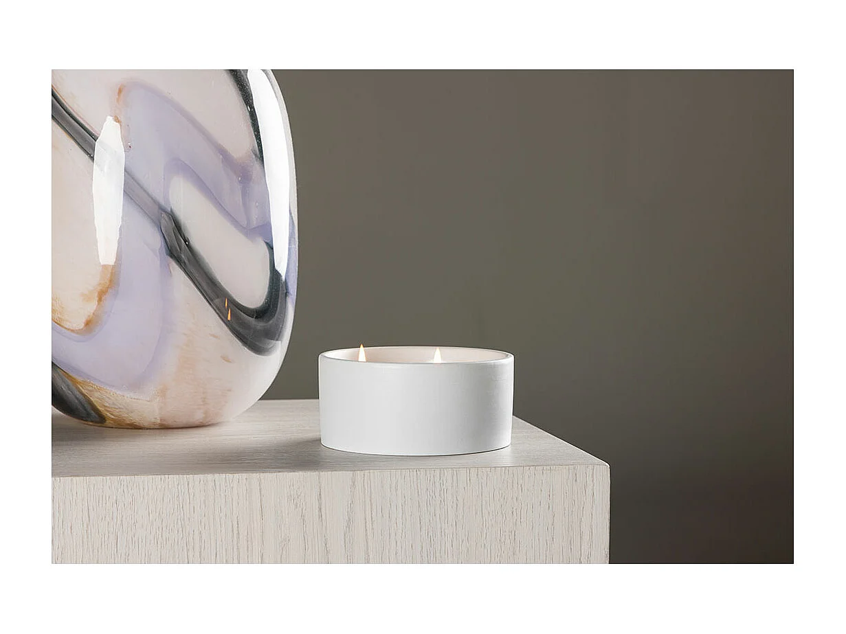 Douglas waxinelichthouder met geur offwhite.