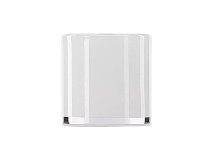 Photophore Déco "Gloria" 10cm Blanc