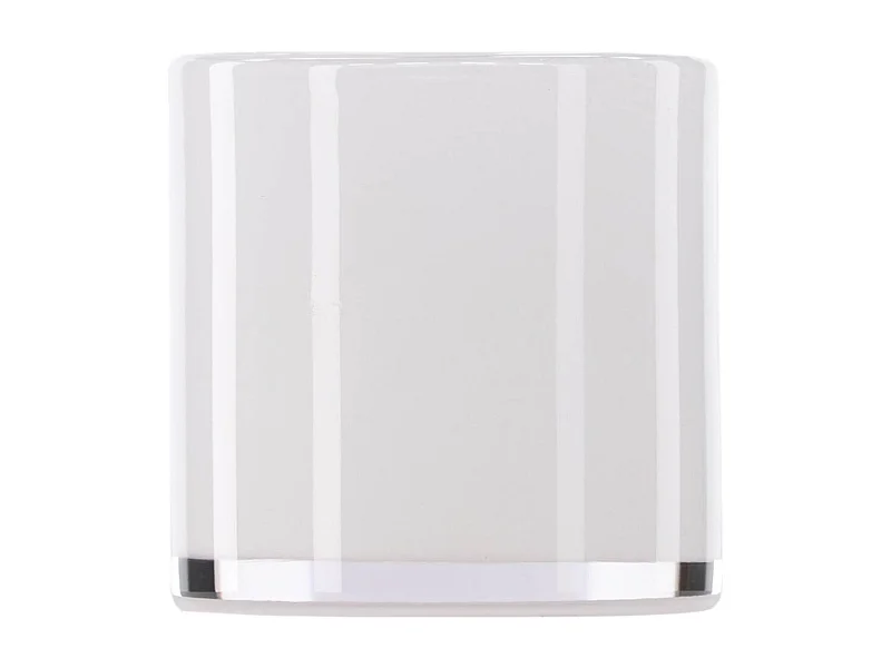 Photophore Déco "Gloria" 10cm Blanc