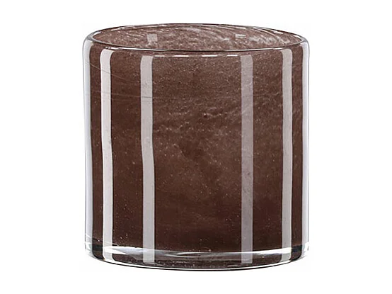 Photophore Déco "Gloria" 12cm Marron