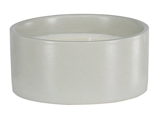 Portacandele Douglas con luce profumata grigia.