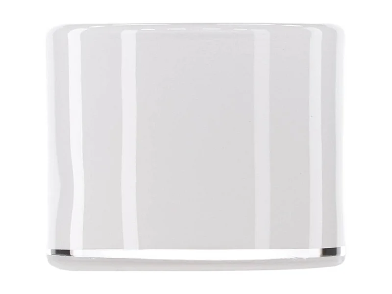 Glora waxinelichthouder wit.