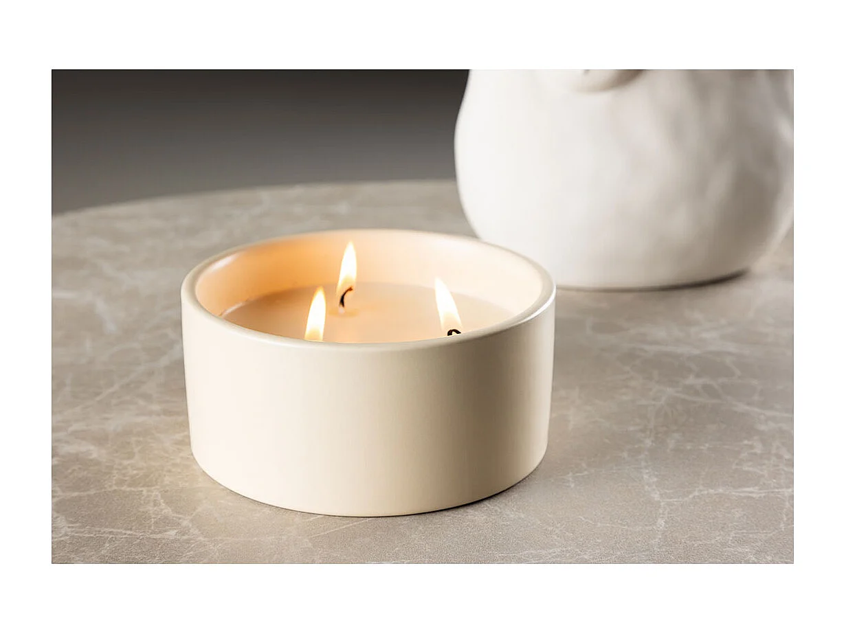 Douglas Teelichthalter mit Duft beige.