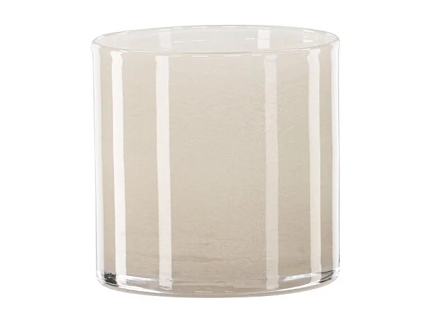 Glora waxinelichthouder beige.