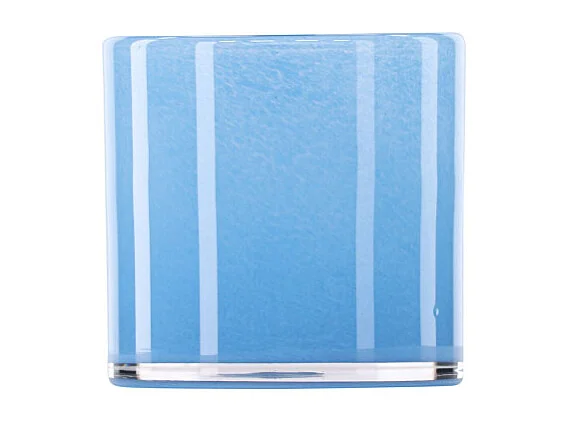 Glora waxinelichthouder lichtblauw.