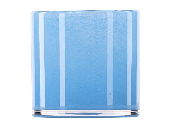 Glora waxinelichthouder lichtblauw.