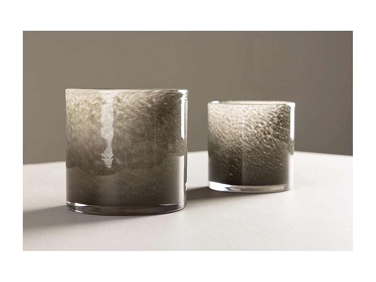 Photophore Déco "Gloria" 12cm Vert