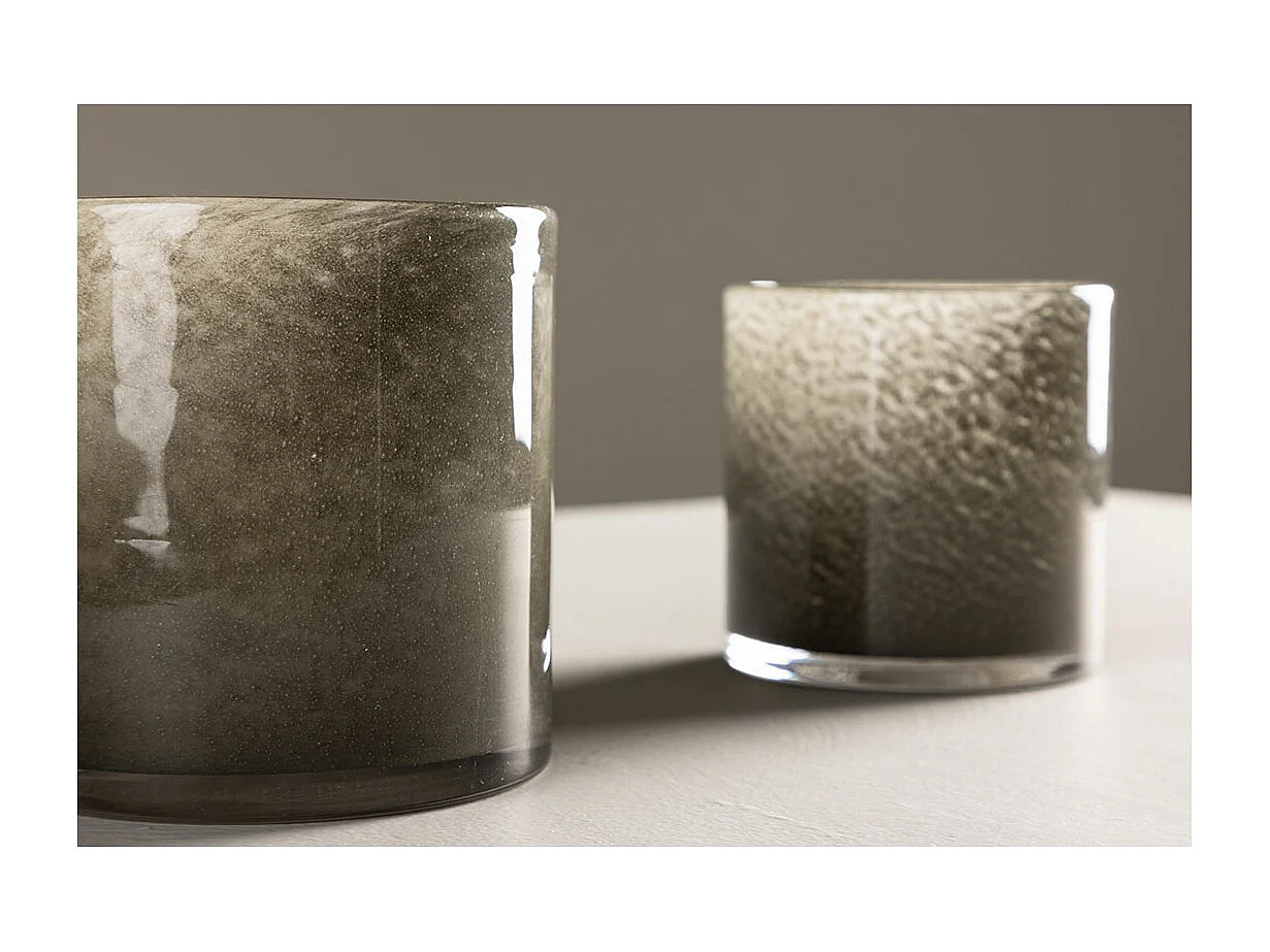 Photophore Déco "Gloria" 12cm Vert