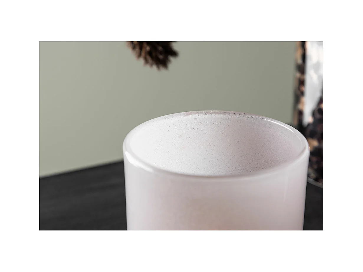 Photophore Déco "Gloria" 10cm Rose Clair