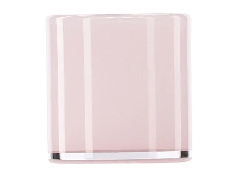 Portacandele Glora rosa.