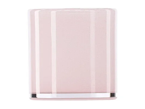 Portacandele Glora rosa.