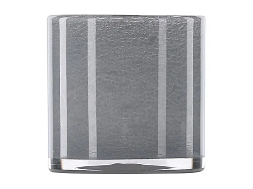 Photophore Déco "Gloria" 12cm Gris Clair