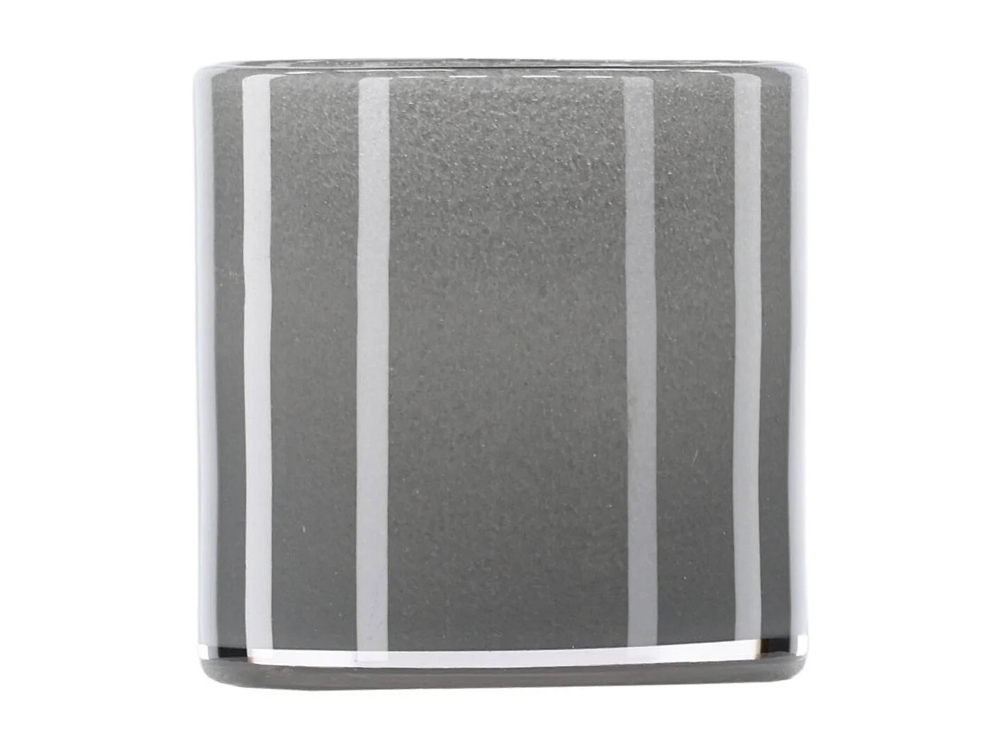 Photophore Déco "Gloria" 10cm Gris Clair