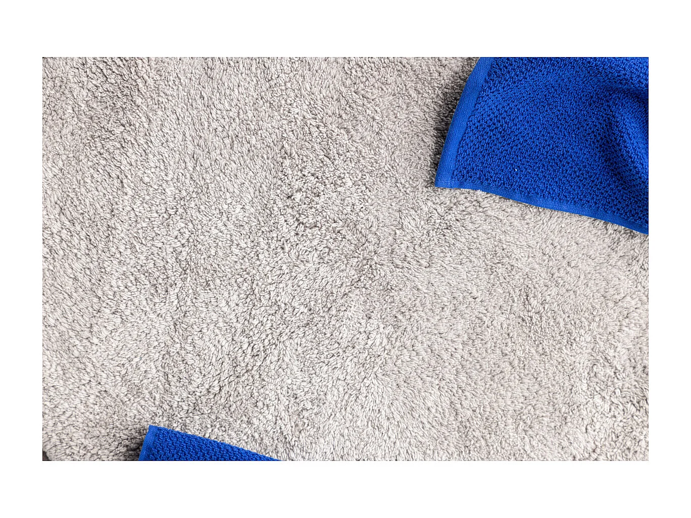 Tappetino da bagno Valle Ø60cm grigio chiaro.