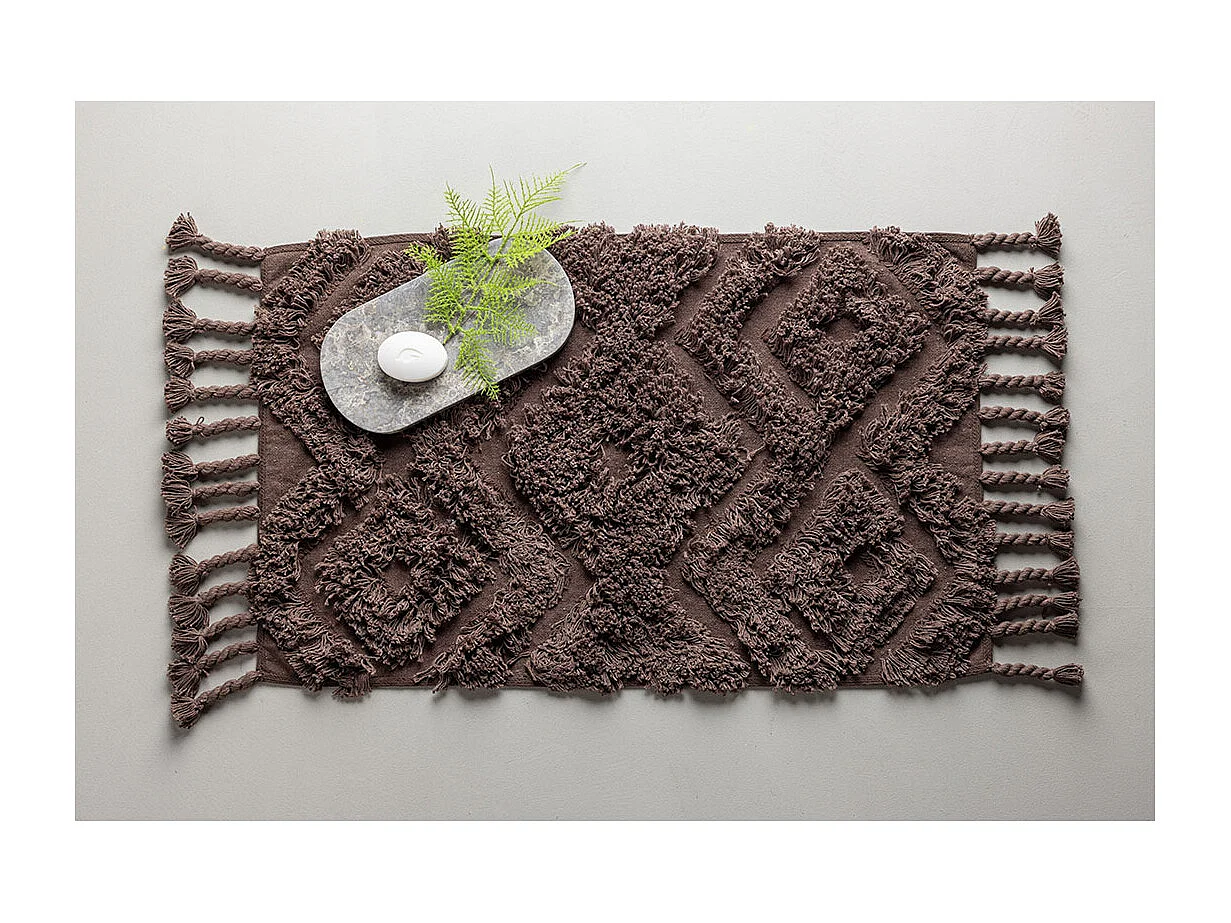 Tapis de Salle de Bain "Hilma" 50x80cm Marron