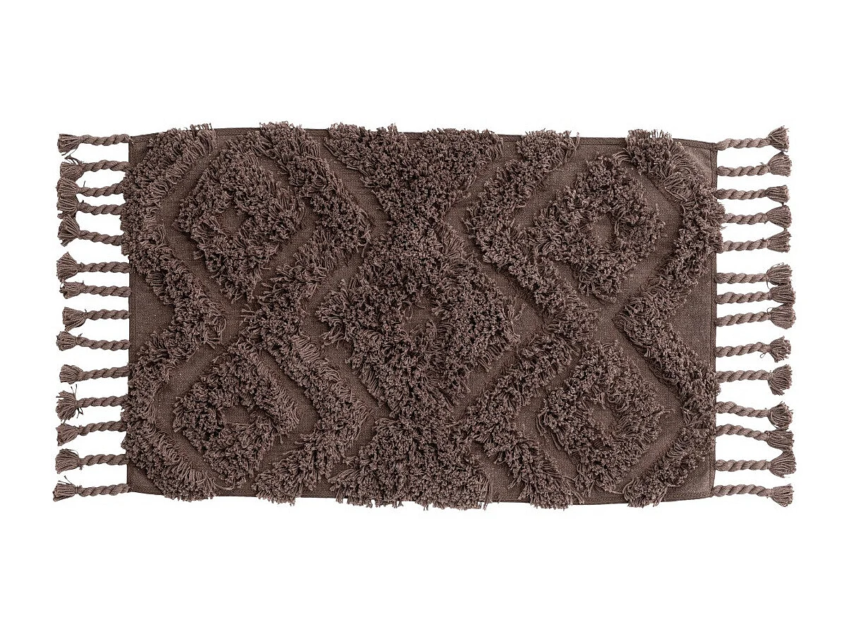Hilma badmat 80x50cm bruin.
