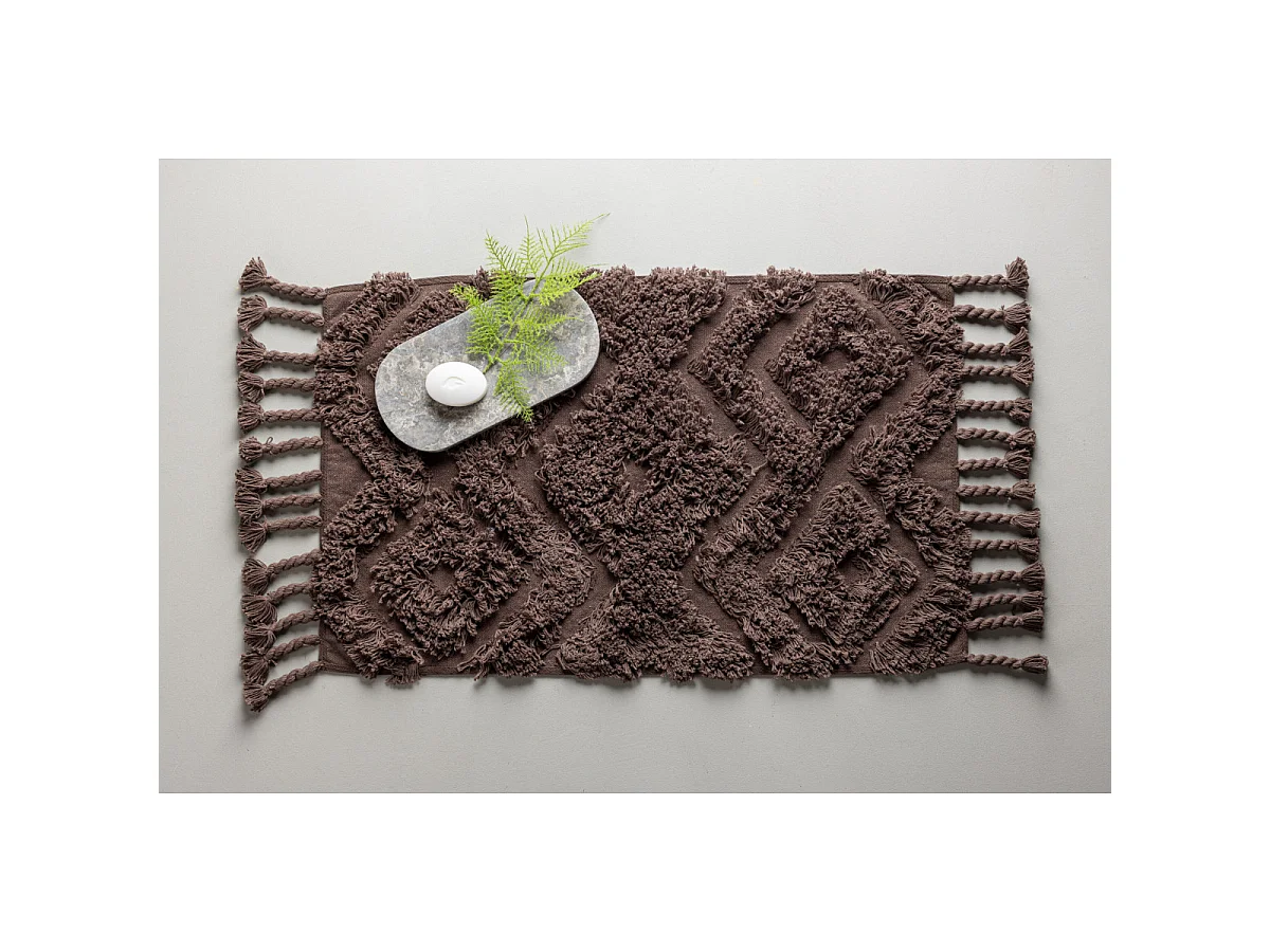 Tapis de Salle de Bain "Hilma" 50x80cm Marron