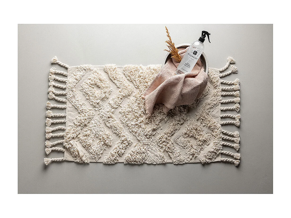 Tapis de Salle de Bain "Hilma" 50x80cm Beige