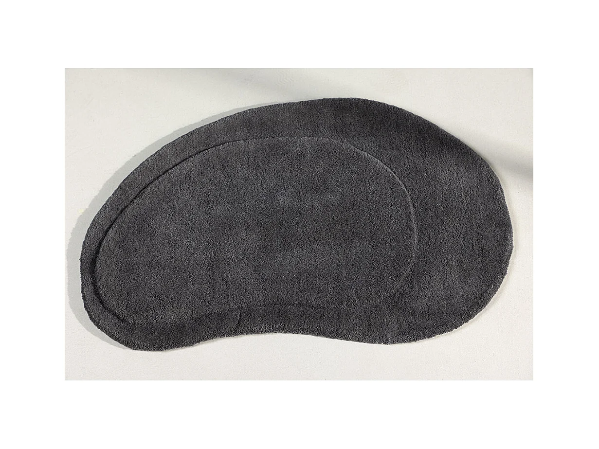 Sten Badematte 75x50cm dunkel grau.