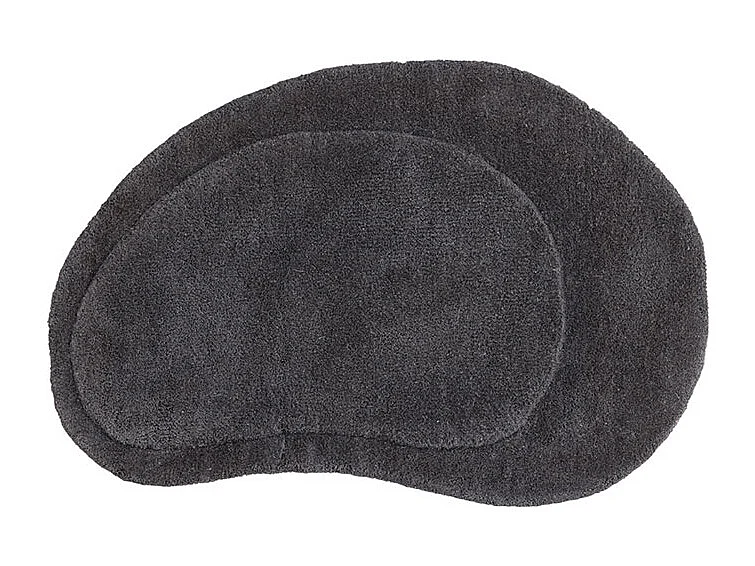 Sten tapis de bain 75x50cm gris foncé.