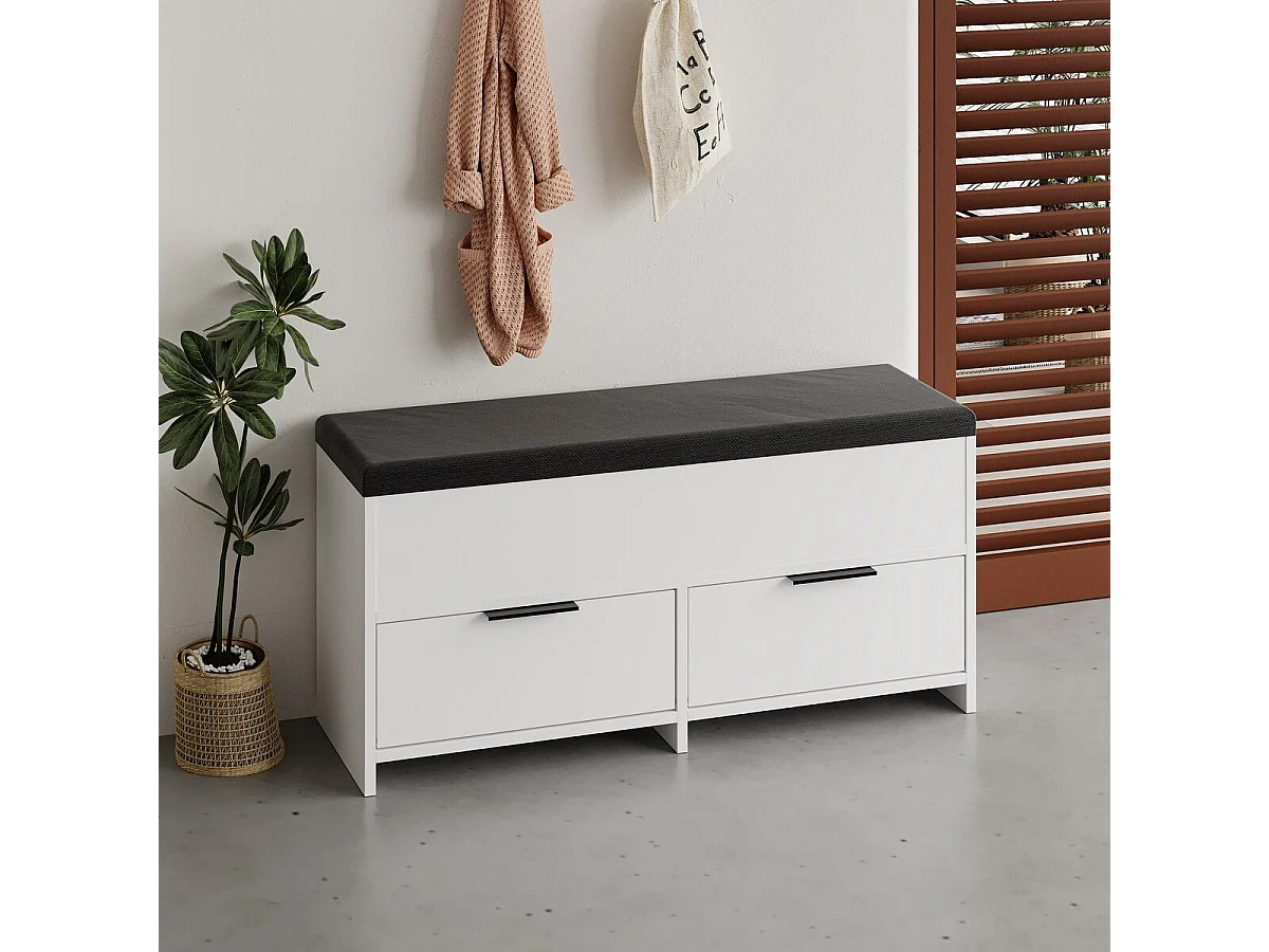 Zapatero Kailua 2149, Blanco, 106x50x34cm, Aglomerado laminado