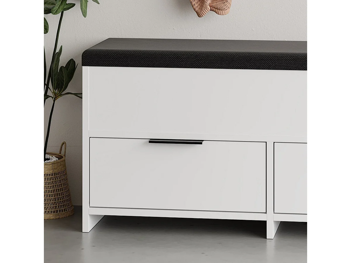 Zapatero Kailua 2149, Blanco, 106x50x34cm, Aglomerado laminado