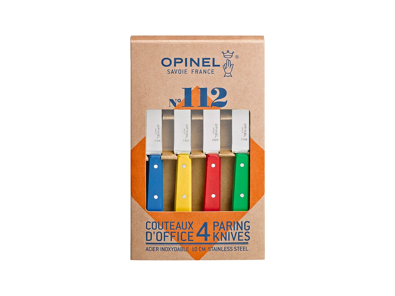 Coffret de 4 couteaux d'office N°112 classique