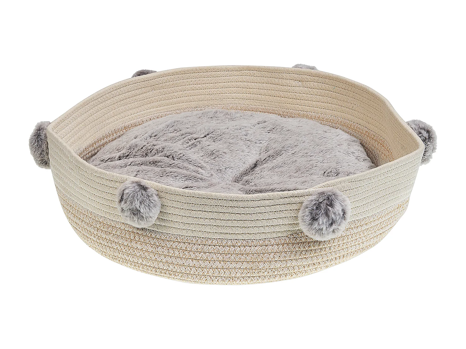 Lit pour animal ORTACA Coton Beige clair