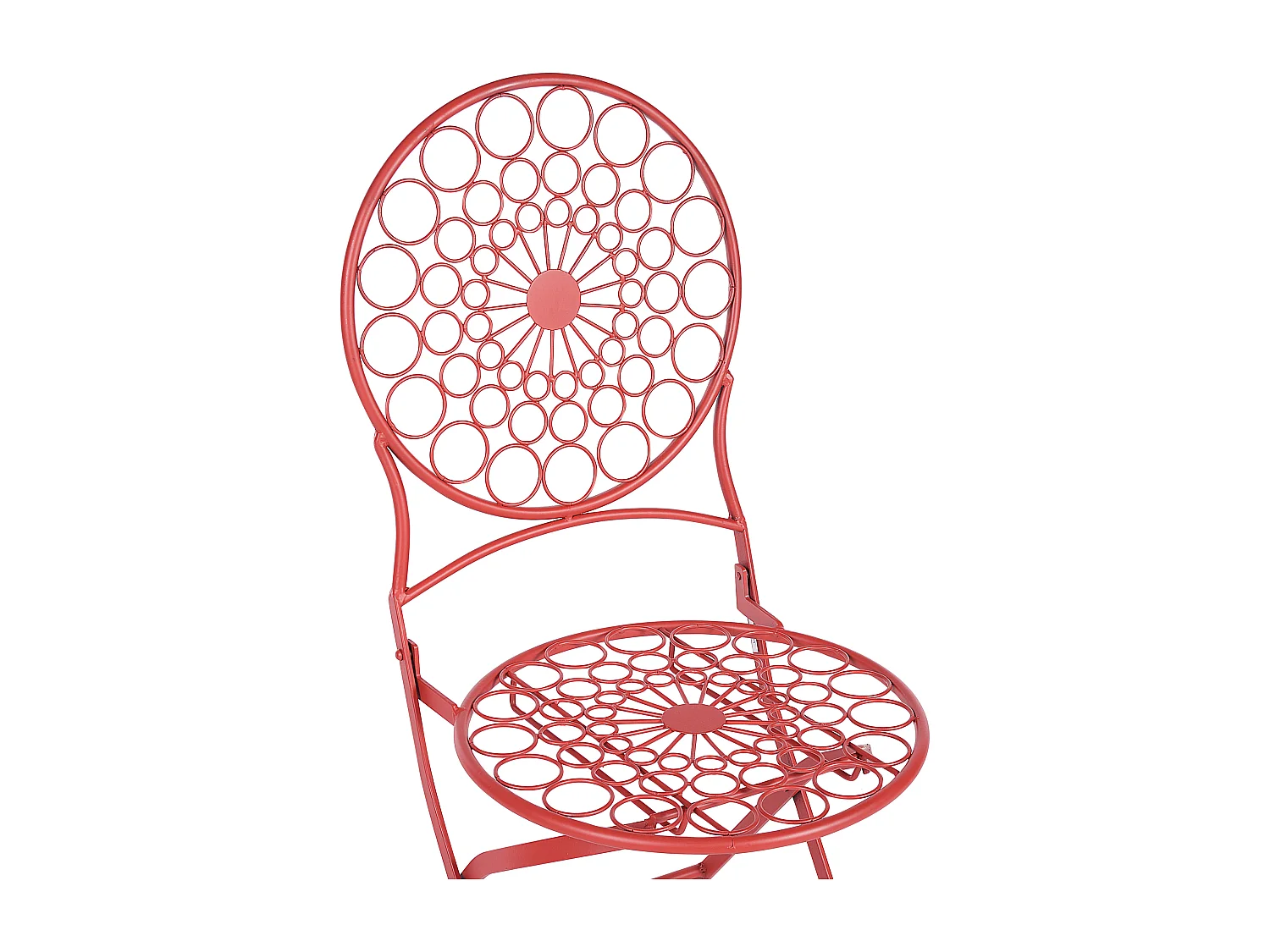 Set bistrot Pieghevole SCARIO Metallo Rosso