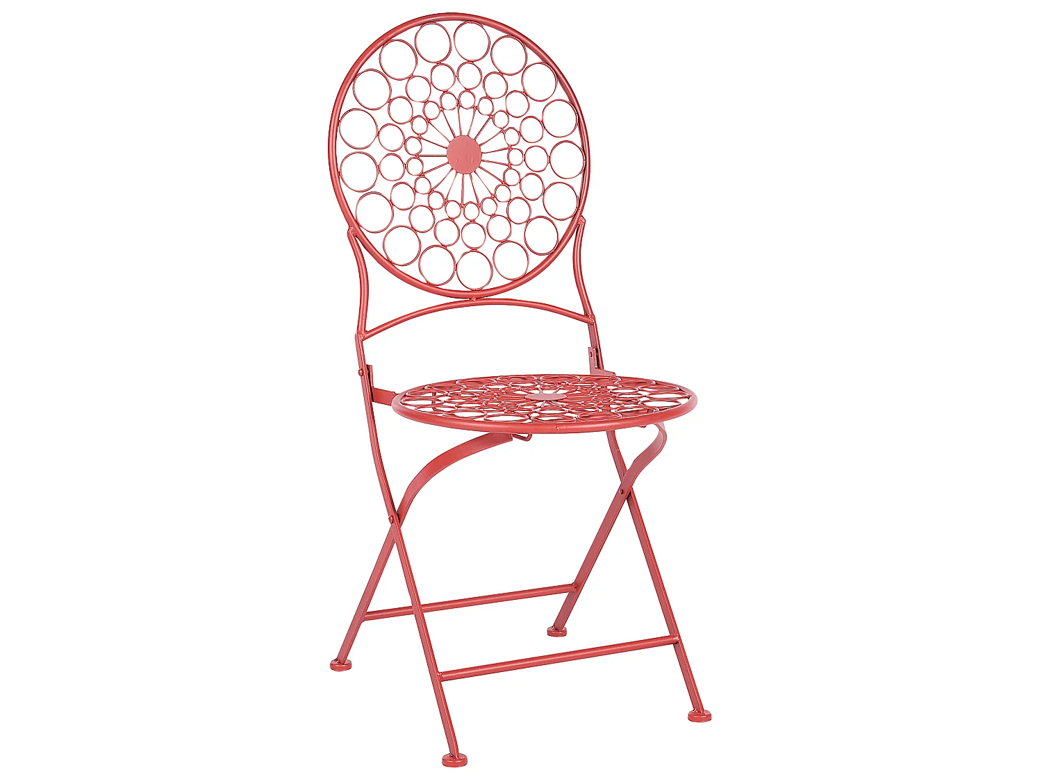 Bistro Set klappbar SCARIO Metall Rot