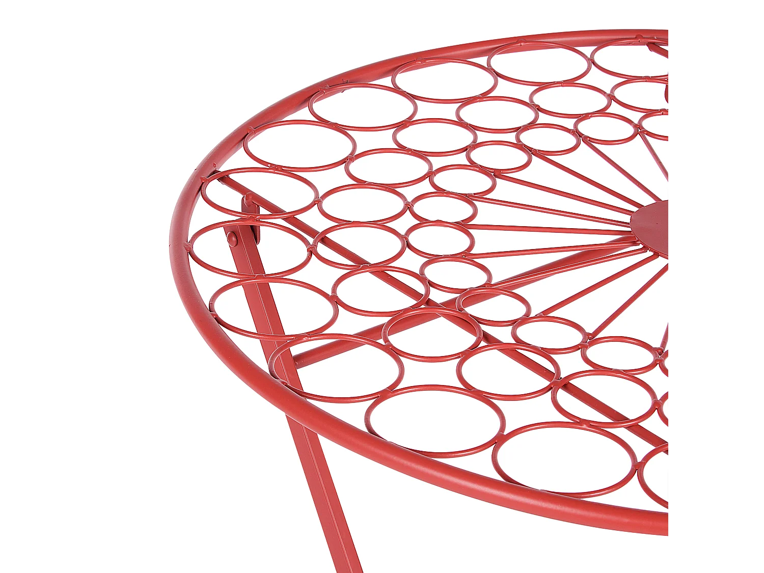 Bistro Set klappbar SCARIO Metall Rot