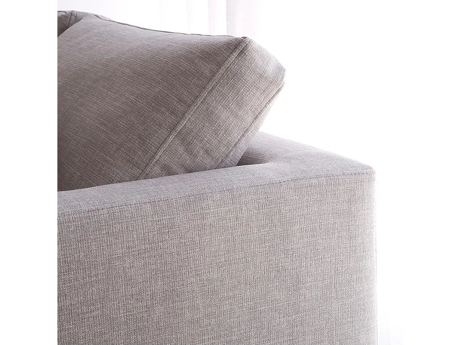 Grand canapé d'angle en bois Gris (409) 300x86