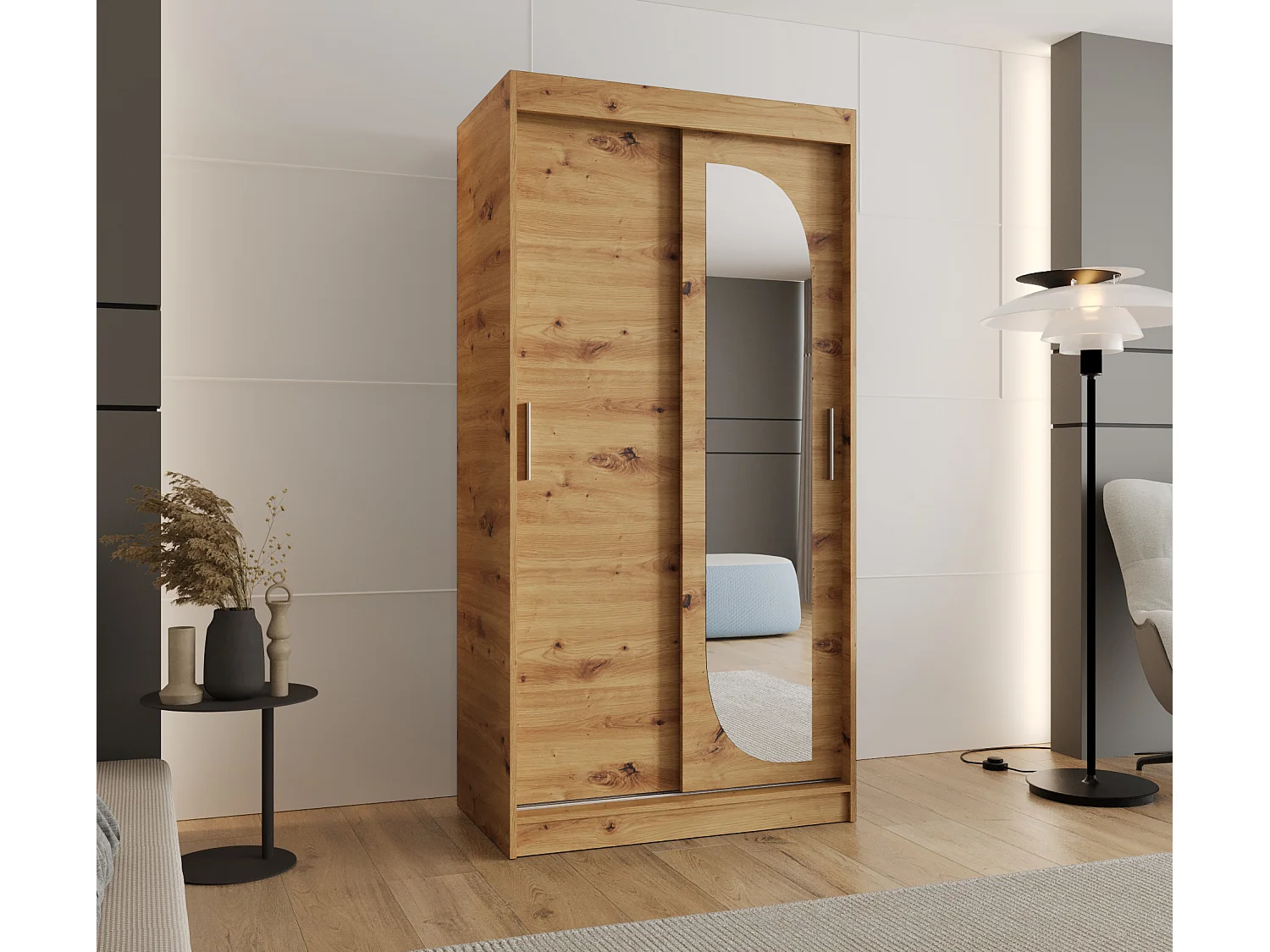 Armoire Ultra À Portes Coulissantes 200/100/62 2 portes (Artisan)