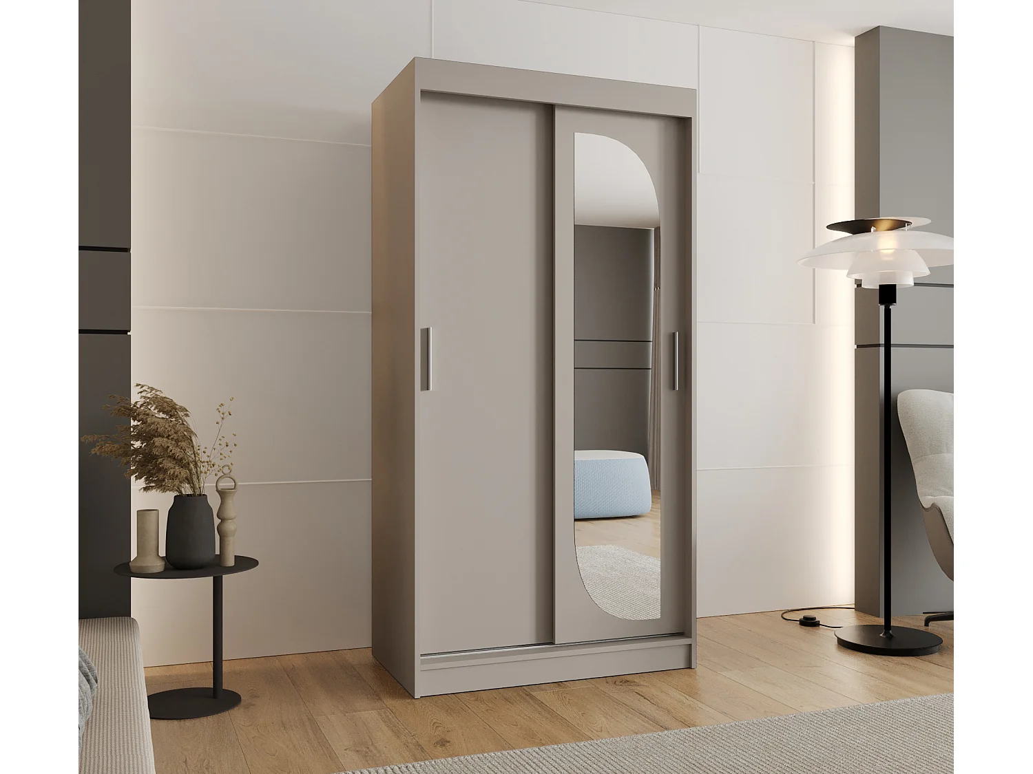 Armoire Ultra À Portes Coulissantes 200/100/62 2 portes (Cachemire)