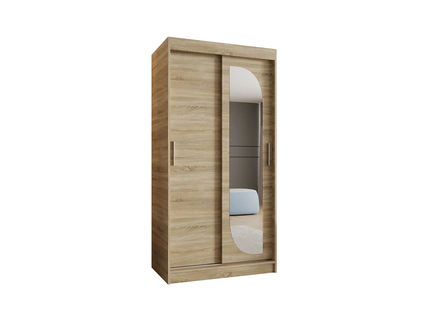 Armoire Ultra À Portes Coulissantes 200/100/62 2 portes (Sonoma)